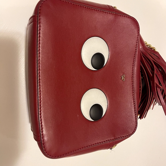 COPY - ANYA HINDMARCH Red Eyes Right Mini Crossbody - Picture 10 of 14